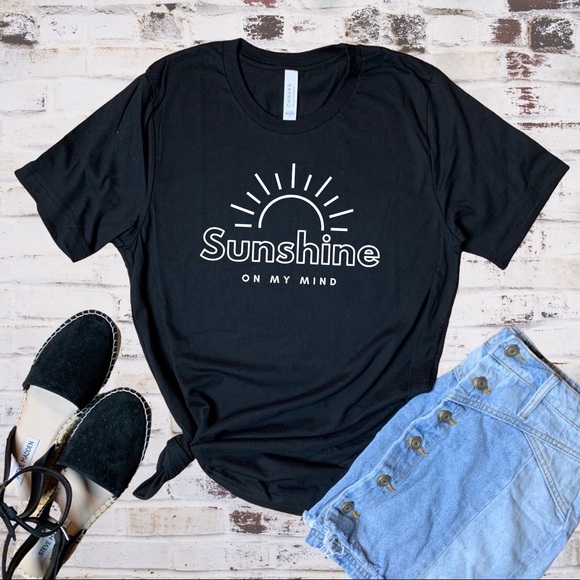 Sunshine on my Mind Custom TShirt ☀️ - Picture 1 of 2